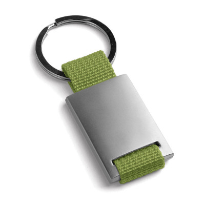 GRIPITCH. Metal and webbing keyring